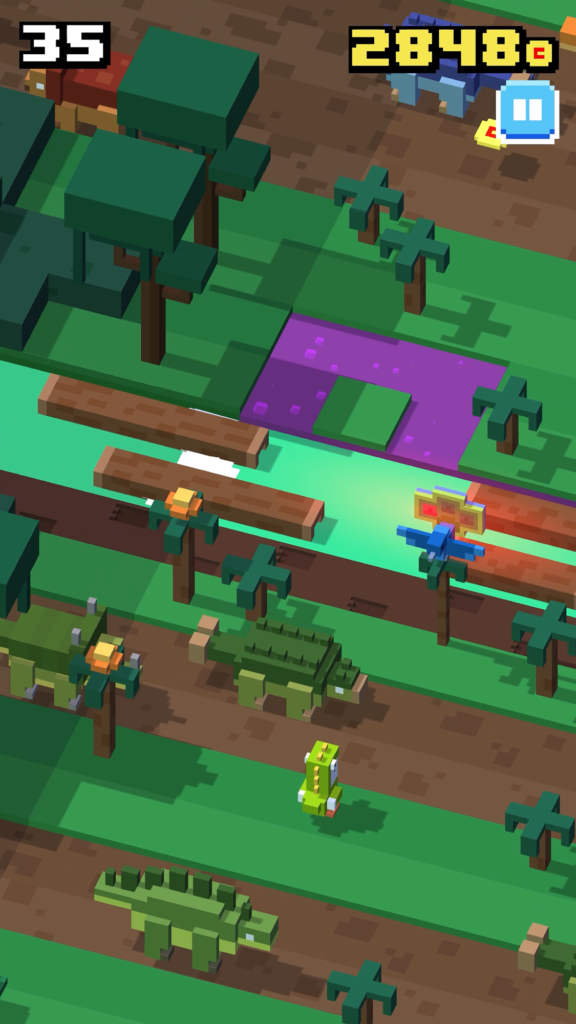 Official screenshot for Crossy Road
