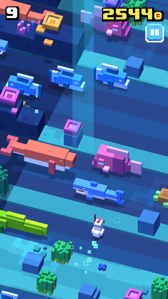 Official screenshot for Crossy Road