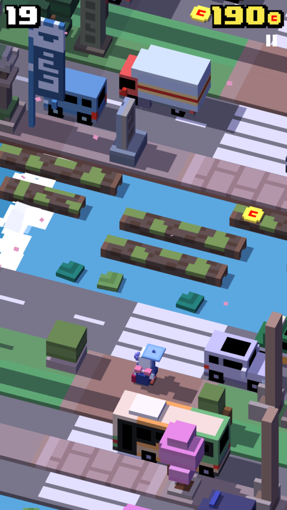 Official screenshot for Crossy Road