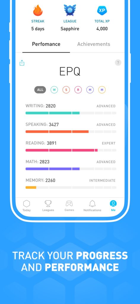 Official screenshot for Elevate – Brain Training Games
