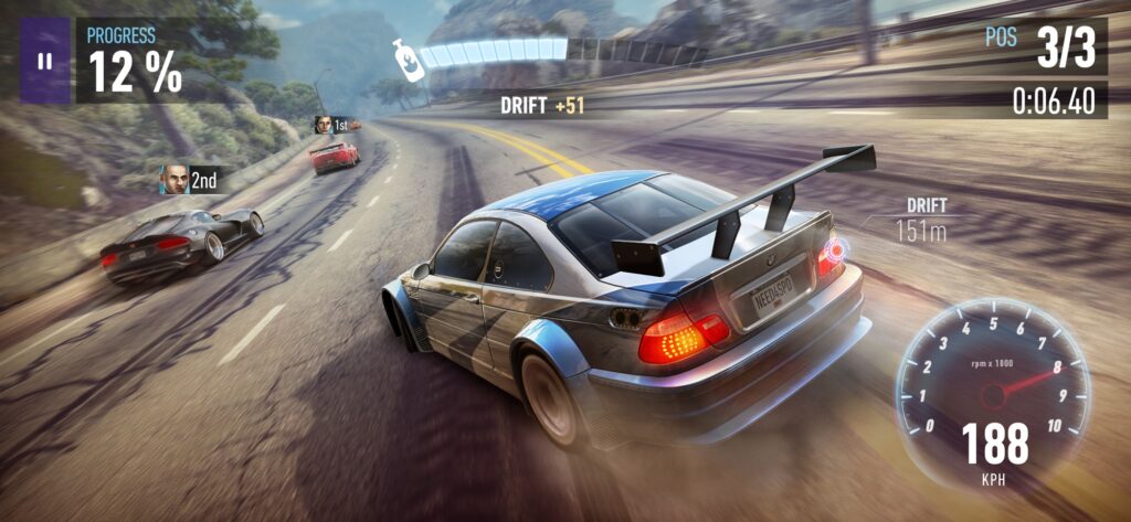 Official screenshot for Need for Speed No Limits Game