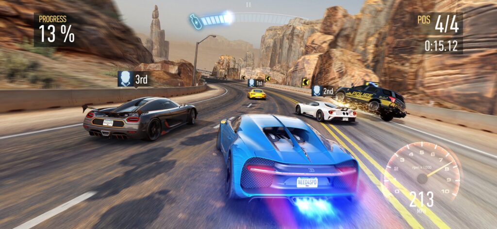 Official screenshot for Need for Speed No Limits Game