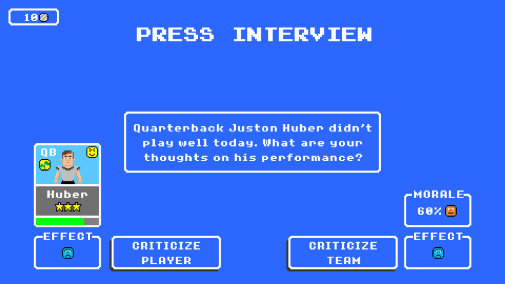 Official screenshot for Retro Bowl
