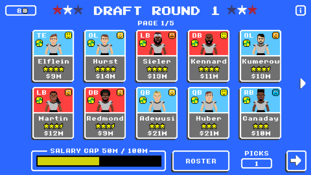 Official screenshot for Retro Bowl