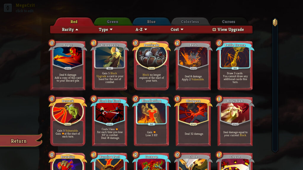 Official screenshot for Slay the Spire